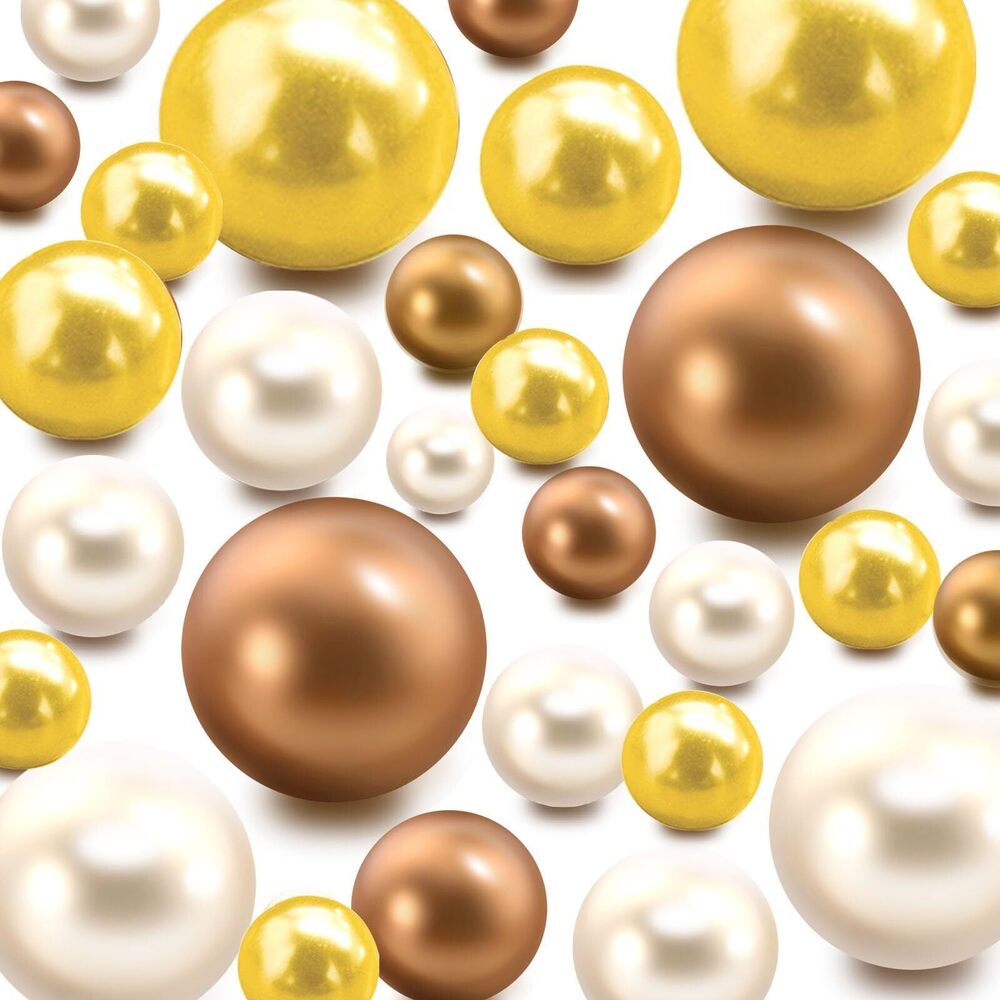 5618 200Pieces Floating NO Hole Pearls Beads Vases and 2300 PCS